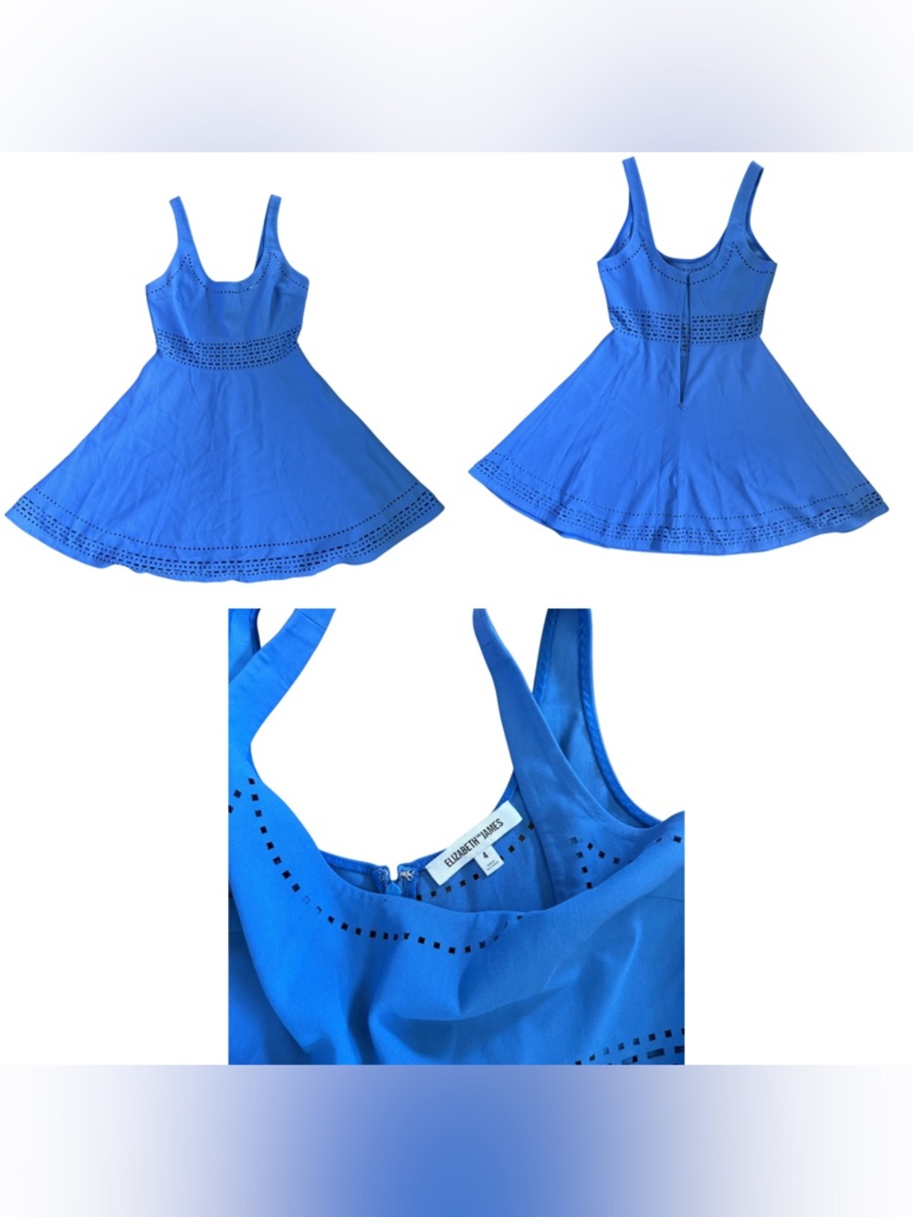 Elizabeth and James Kenton Laser-Cut Dress